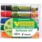 Pilot Dry-erase Markers, Refillable, Medium Bullet Point, 5/PK, Ast PK PIL43921 - alternate 1